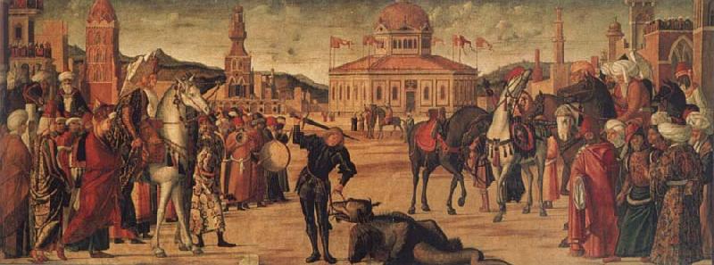 Vittore Carpaccio Triumph of St. George Spain oil painting art